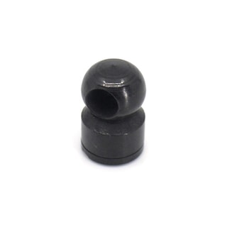 真鍮製 / トチカン / ネジ式 / 穴径4mm / 高さ13mm (ブラックメッキ) [30%OFF]