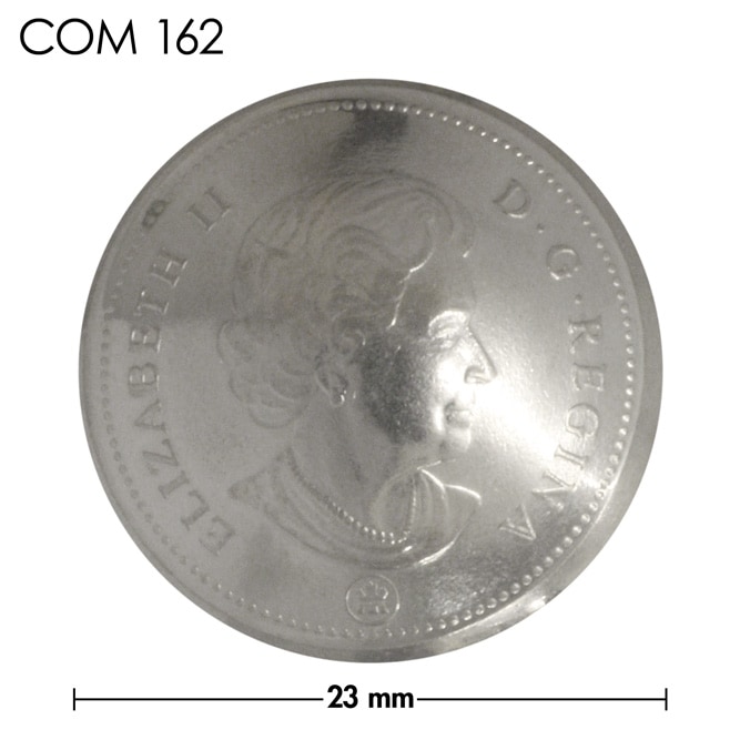 コンチョ / カナダ / 25セント / エリザベス女王後期 / 銀色 / 23mm [30%OFF]