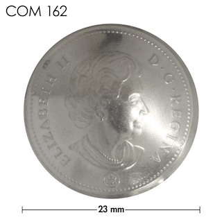 コンチョ / カナダ / 25セント / エリザベス女王後期 / 銀色 / 23mm [30%OFF]