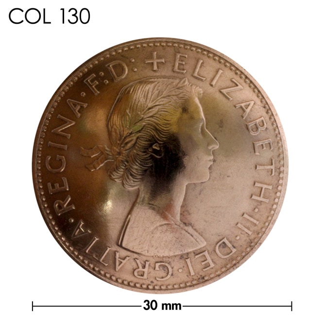 コンチョ / イギリス / 1ペニー / エリザベス女王初期 / 銅色 / 30mm [30%OFF]