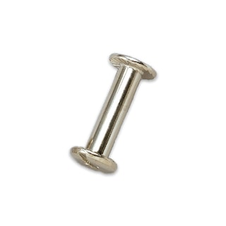 ネジカシメ / ロング / 足の長さ18mm / 5個入 (ニッケル) [協進エル] [10%OFF]