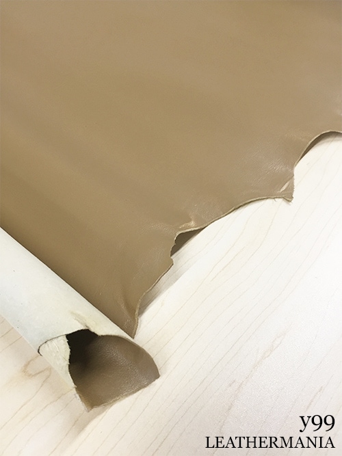 【丸革】ヤギ革 / スムース / 0.8mm (ライトブラウン)