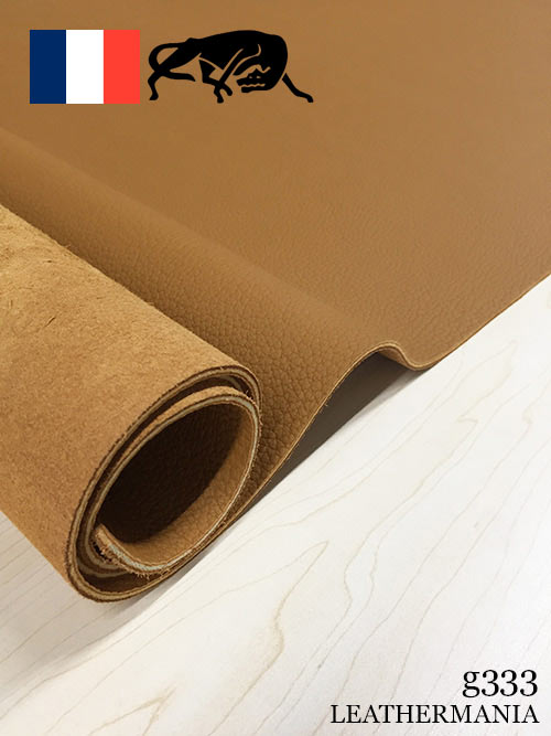 牛クロム革【半裁】クリスパニール / 2.3mm (キャメル)