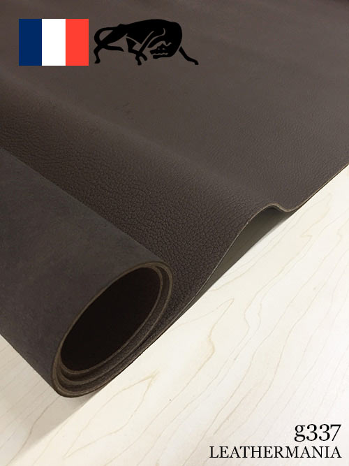 牛クロム革【半裁】クリスパニール / 2.3mm (チョコ)