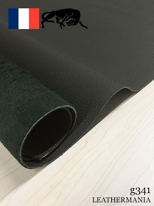 牛クロム革【半裁】クリスパニール / 2.3mm (深緑)