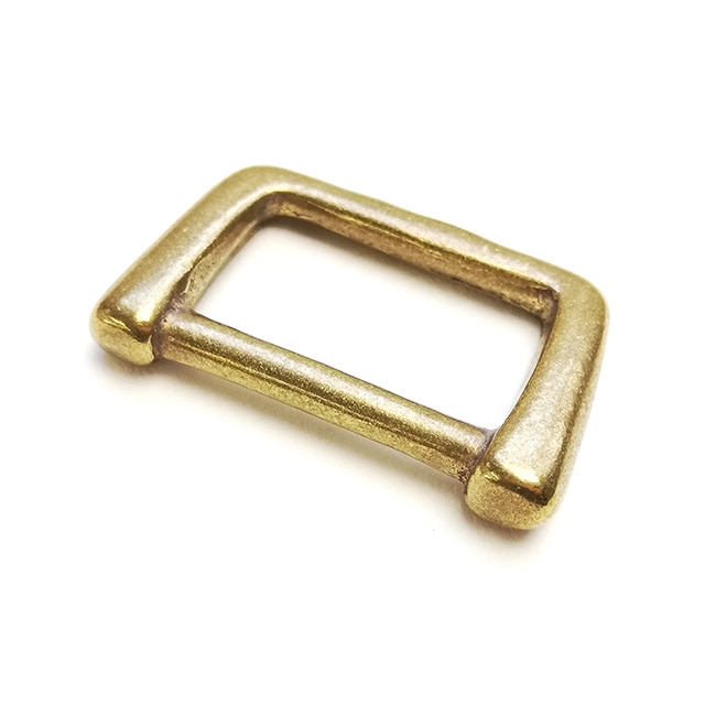 レザークラフト金具の真鍮製 / 手カン (全3サイズ)