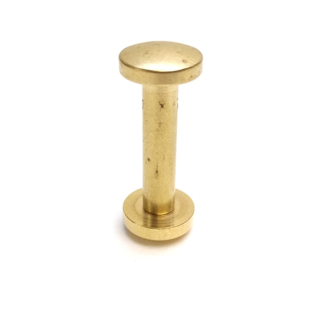 真鍮製 / ギボシ / 頭直径10mm (全2種類)