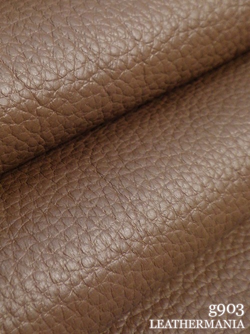 【半裁】牛クロム革 / シュリンク / 2.0mm (ブラウン)