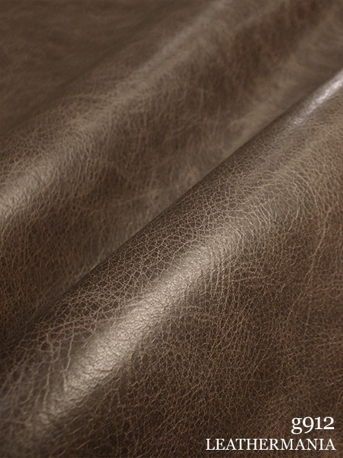 【半裁】牛クロム革 / アンティーク / 1.0mm (ココアブラウン)