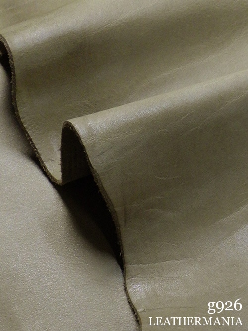 【半裁】牛クロム革 / アンティーク / 2.0mm (グレージュ)