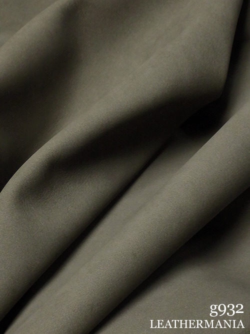 【半裁】牛クロム革 / ヌバック / 1.7mm (ダークグレー)