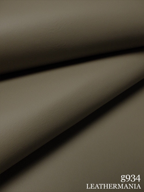 【半裁ハーフ】牛クロム革 / スムース / 1.4mm (グレー)