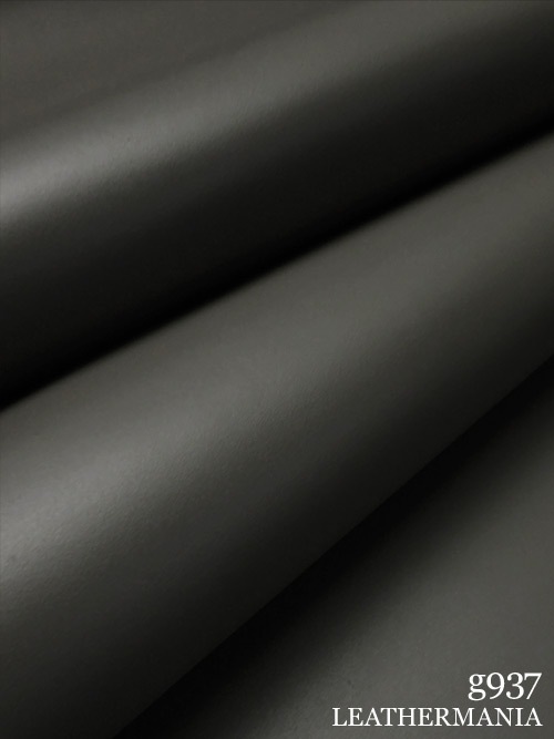 【半裁ハーフ】牛クロム革 / スムース / 1.4mm (ダークグレー)