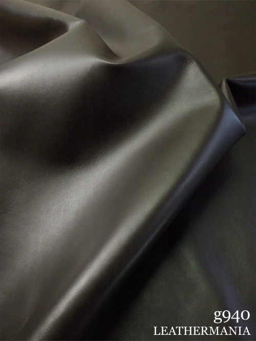 【半裁】牛クロム革 / スムース / 1.5mm (ダークチョコ)