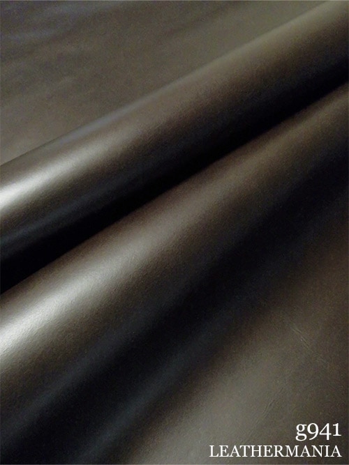 【半裁】牛クロム革 / スムース / 1.6mm (チョコ)