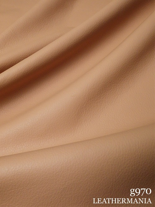 【半裁】牛クロム革 / シュリンク / 1.2mm (ピーチ)