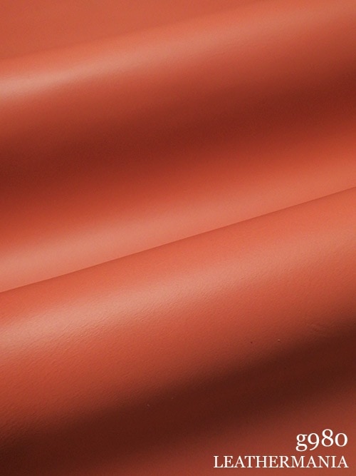 【半裁ハーフ】牛クロム革 / スムース / 1.5mm (オレンジ)