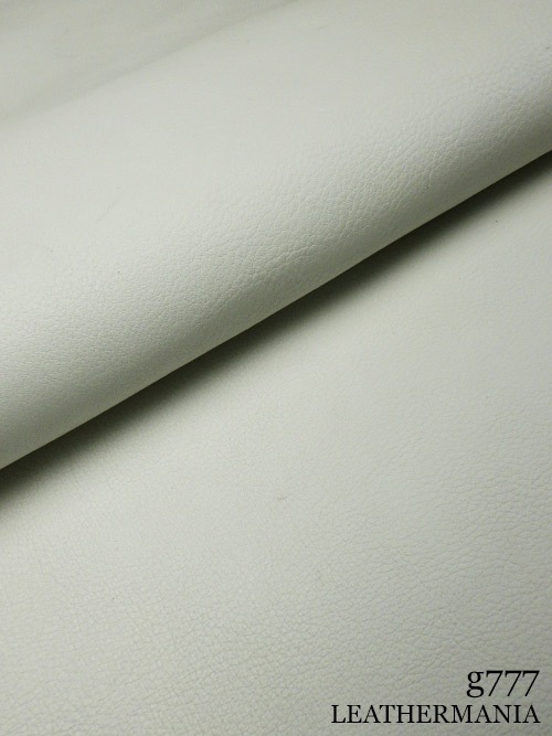 【半裁】牛クロム革 / シュリンク / 2.0mm (ホワイト)