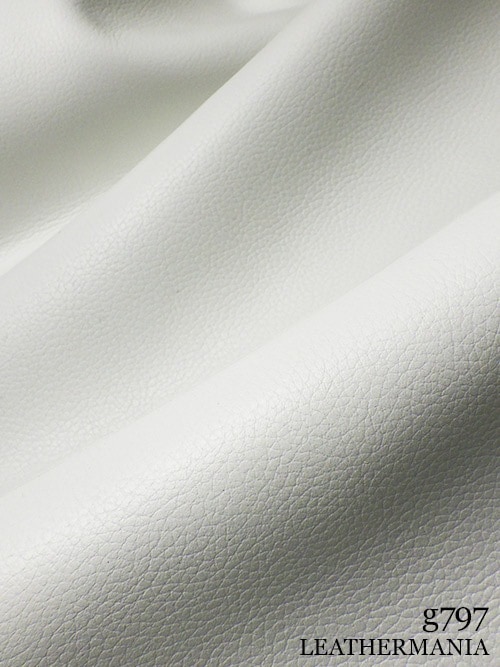 【半裁】牛クロム革 / シボ型押し / 1.5mm (ホワイト)