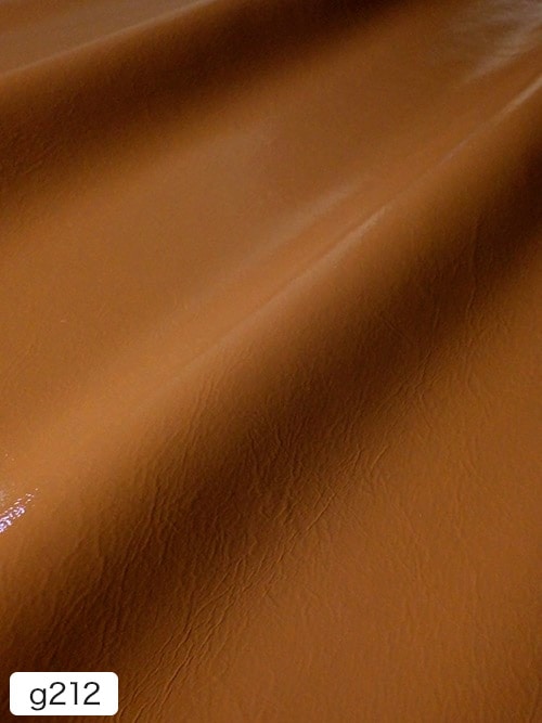 【半裁ハーフ】牛クロム革 / エナメル / ソフト / 1.2mm (ブラウン)