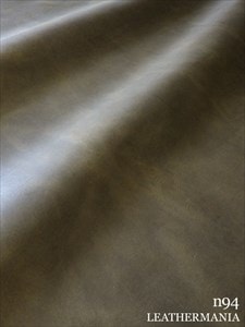 【半裁】牛タンニン革 / プルアップ / 1.5mm (ミリタリーカーキ)