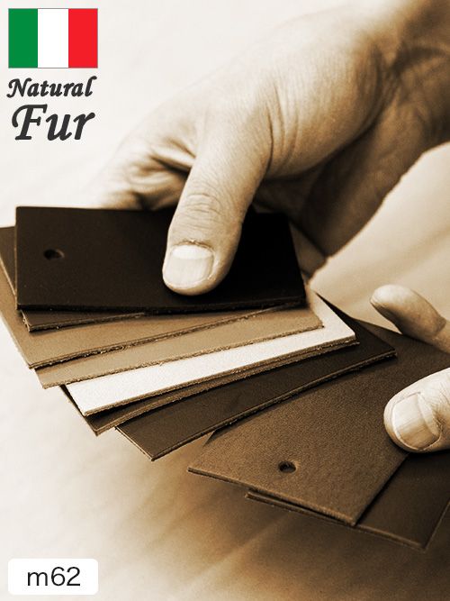 【名刺サイズ】牛毛皮 / 無地 (全23種類)