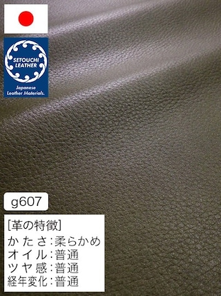 【半裁】牛革クロム鞣し / セトウチレザー / シボ型押し / 1.3mm (ダークグリーン) [50%OFF]