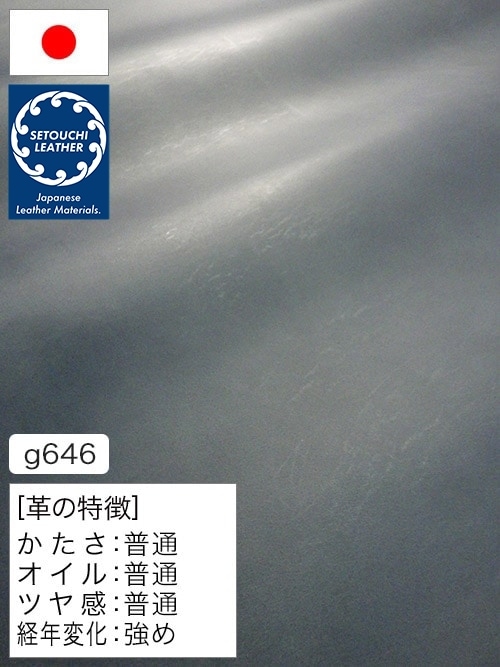 【半裁】牛クロム革 / セトウチレザー / アンティーク / 1.0mm (サックスブルー) [50%OFF]