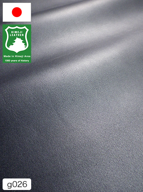【半裁ハーフ】牛クロム革 / 姫路レザー / スムース / 1.2mm (メタリックブルー) [50%OFF]