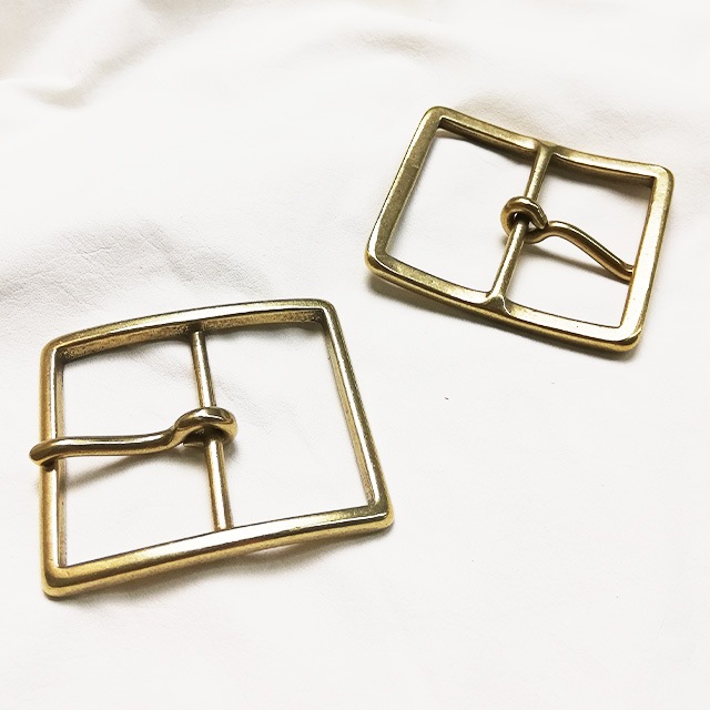 真鍮製バックル2108【40mm】真鍮生地