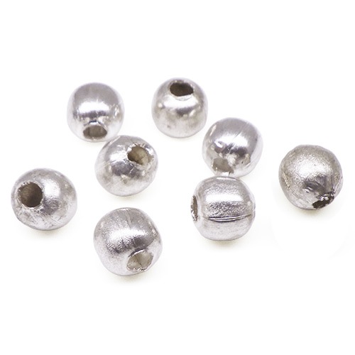 真鍮製 / ビーズ / 外径4.5mm / 内径2mm (銀) [39%OFF]