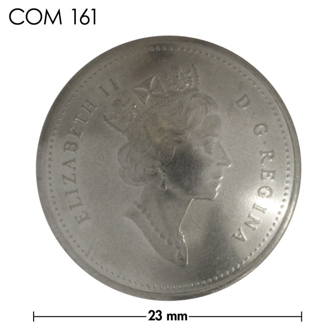 レザークラフト金具のコンチョ / カナダ / 25セント / エリザベス女王