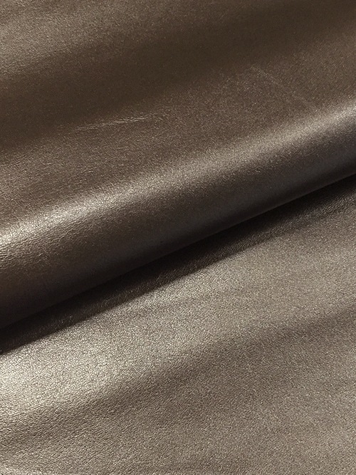 ヤギ革【丸革】メタリック加工 / 1.0mm (ブロンズ) [50%OFF]