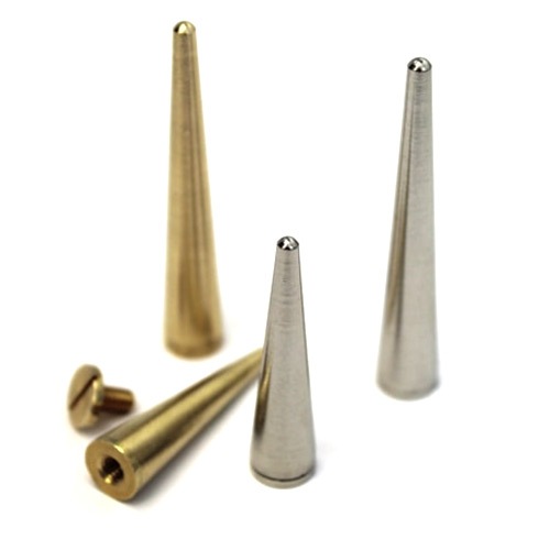 真鍮製 / ロンドン鋲 / コーン型 / ネジ式 / 直径9.5mm (全4種類) [30%OFF]