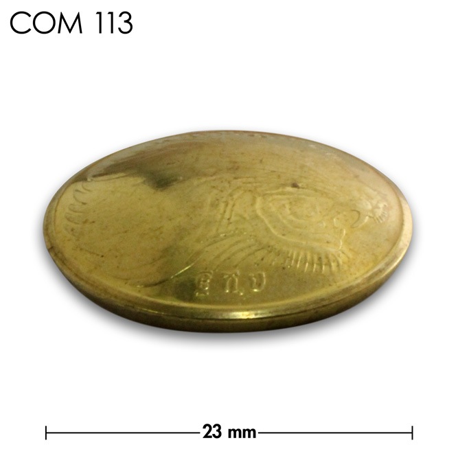 コンチョ / エチオピア / 10セント / ライオン / 真鍮色 / 23mm [30%OFF]