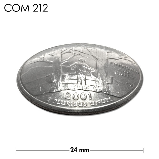 コンチョ / アメリカ / バーモント州 / 25セント / 楓の木 / 銀色 / 24mm [20%OFF]