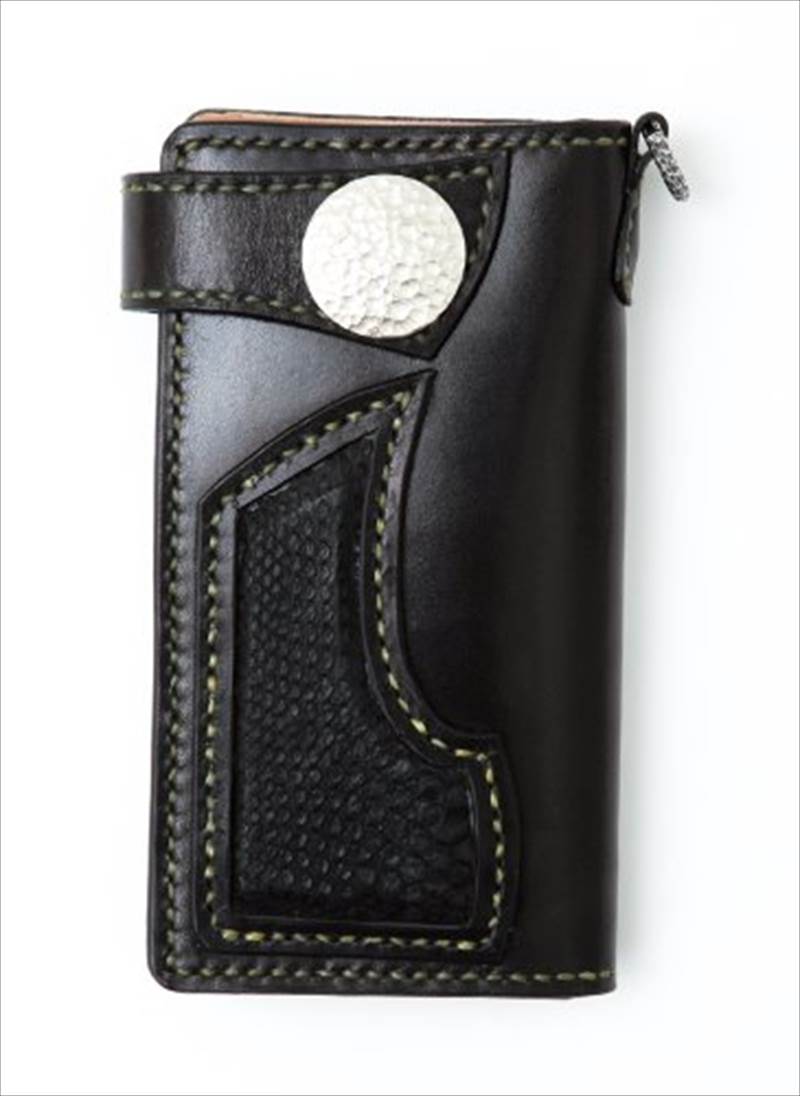 レザークラフト作り方の【型紙付き本】男のウォレットシリーズ2 革で作る男のロングウォレット