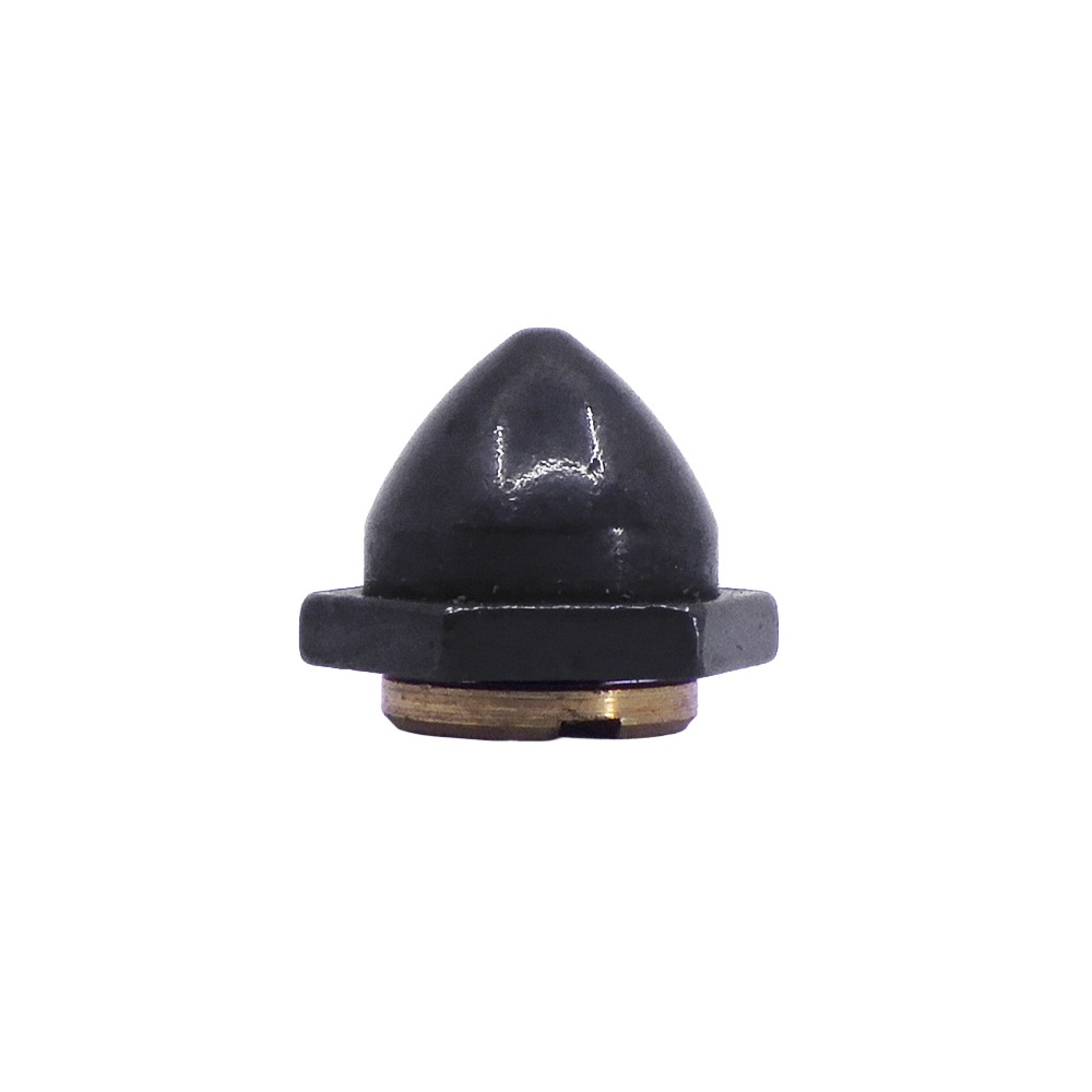 真鍮製 / 新ロンドン鋲 / M / ネジ式 / 高さ9.5mm (ブラック) [30%OFF]
