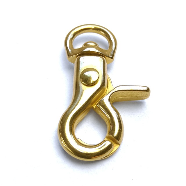 レザークラフト金具の真鍮製 / レバーナスカン (全5種類)