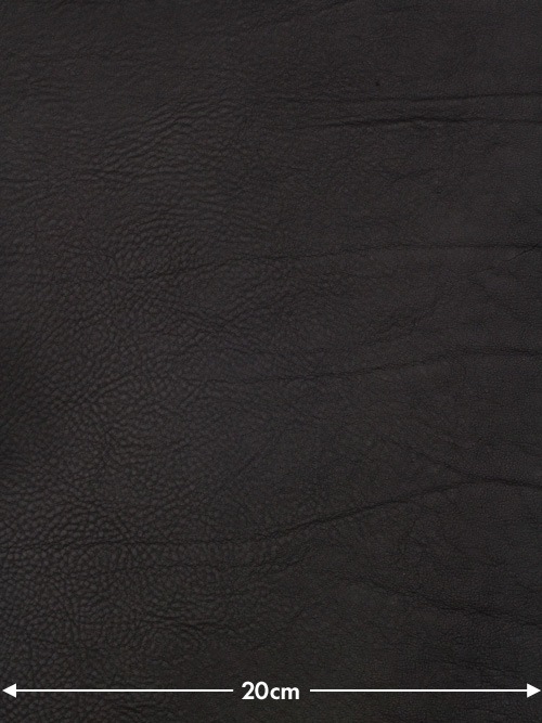 レザークラフト皮革の【切り革】牛タンニン革 / Bretagna / アリゾナ (黒)