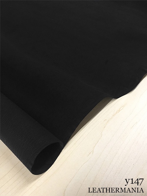 【丸革】ヤギ革 / スエード / 1.0mm (ブラック)