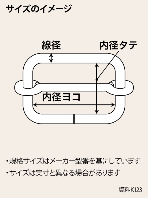 真鍮製/針金コキ/全12サイズ