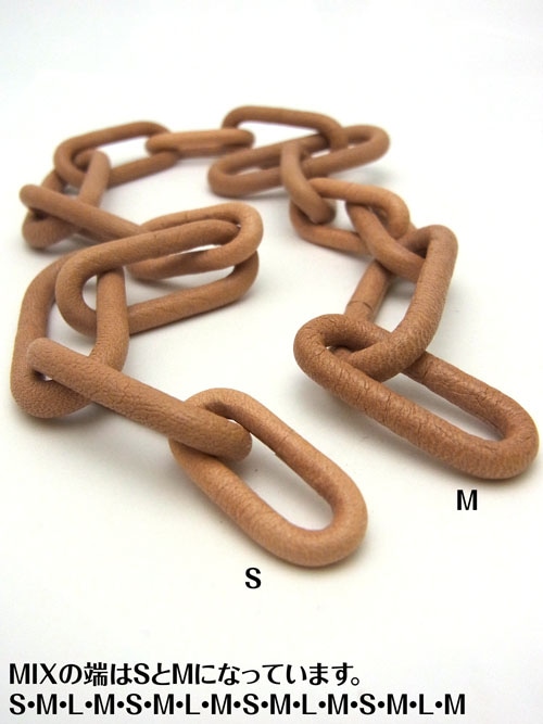 【栃木レザー】TM02-46真鍮チェーン付き 栃木レザー 丸レース ウォレットレーン レザー ウォレットロープ