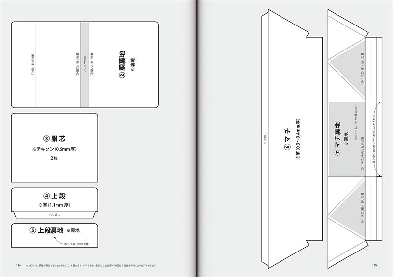 レザークラフト作り方の【型紙付き本】一流サンプル職人が教える 本格