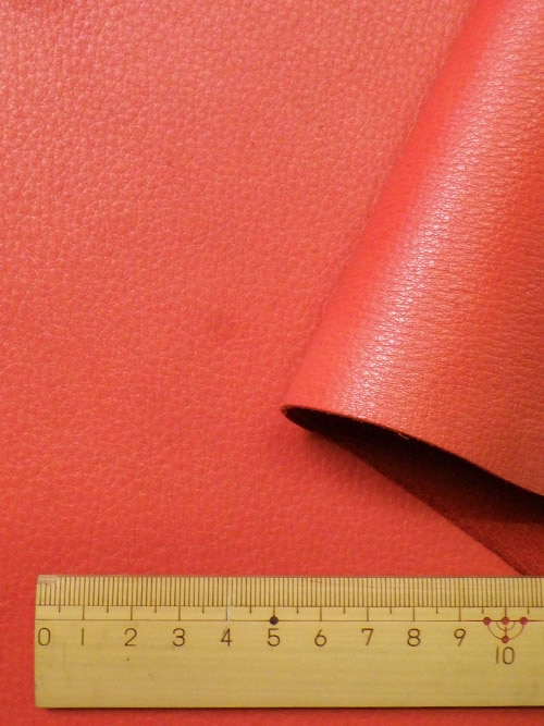 レザークラフト皮革の【半裁】牛クロム革 / 瀬戸内レザー / シュリンク