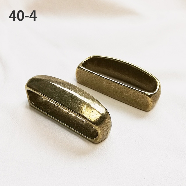 レザークラフト金具の真鍮製 / ベルトループ (全13サイズ・真鍮)