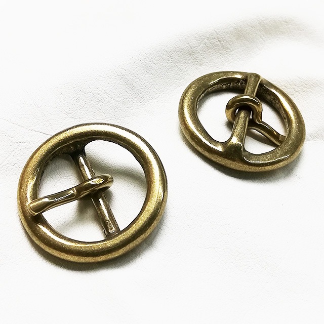 真鍮製バックル202【20mm】真鍮生地