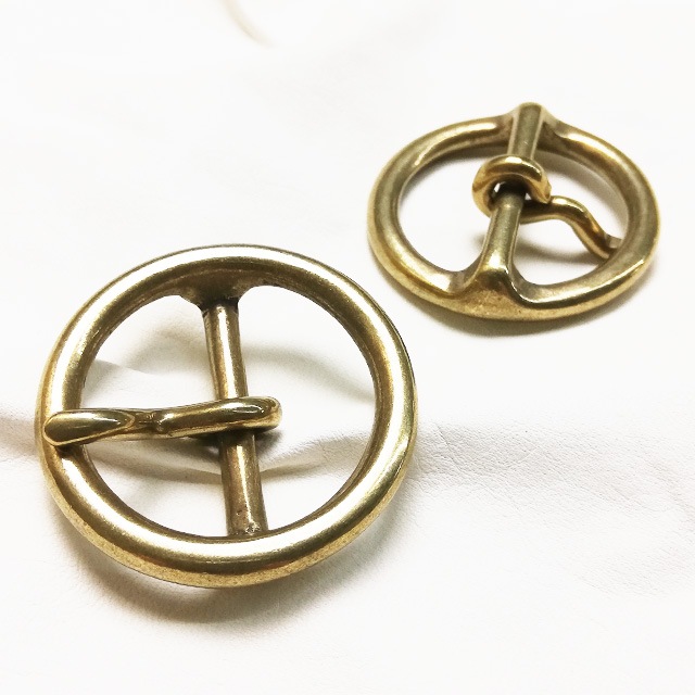 真鍮製バックル202【30mm】真鍮生地