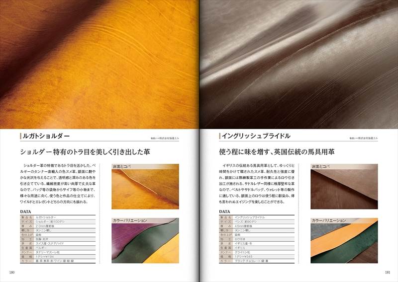【専門書】レザークラフトに役立つ革の事典
