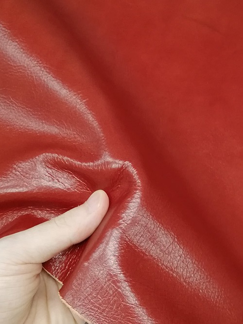 【半裁】牛革 / ビンテージ / 1.5mm (レッド) [50%OFF]